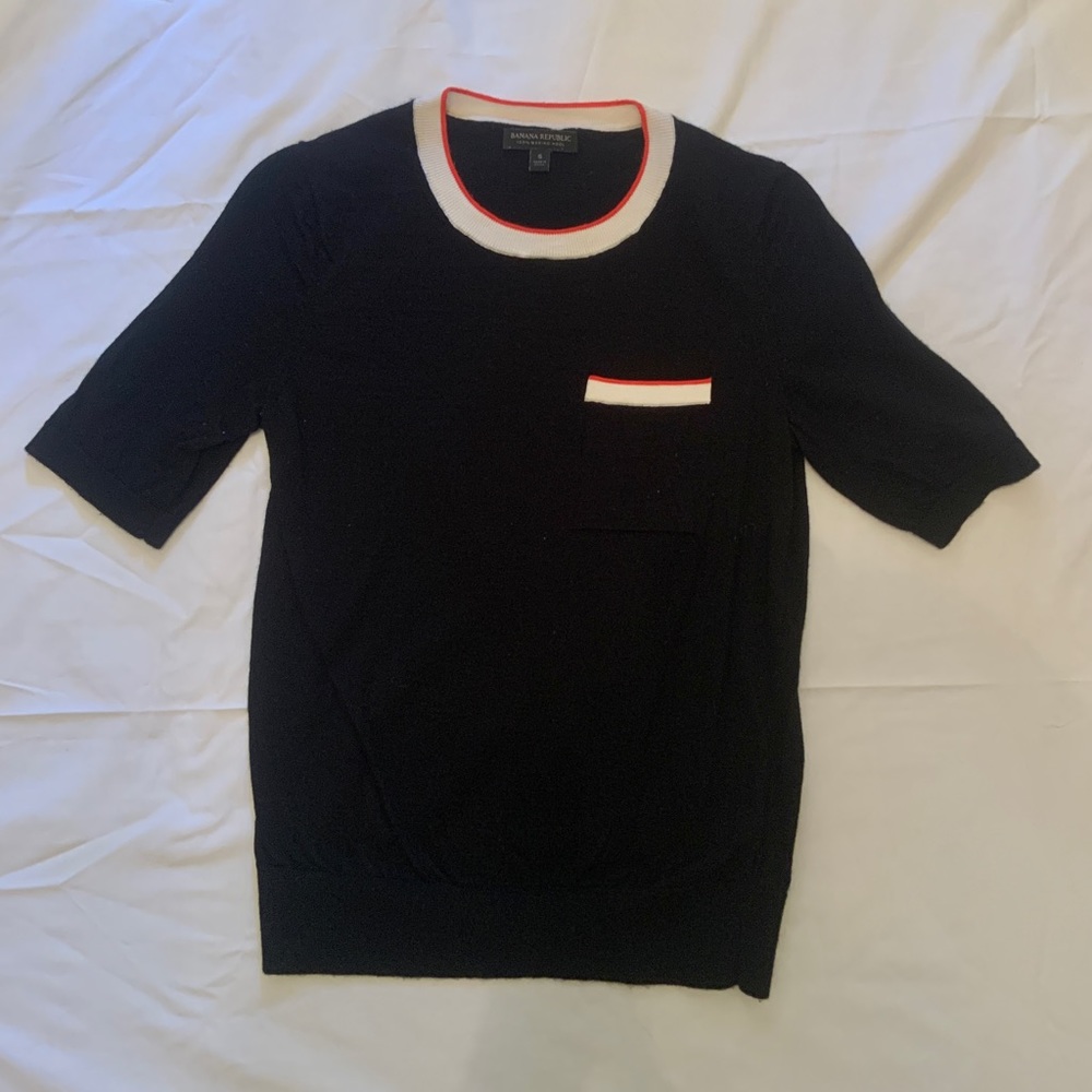 Banana Republic 100% Merino Wool Top